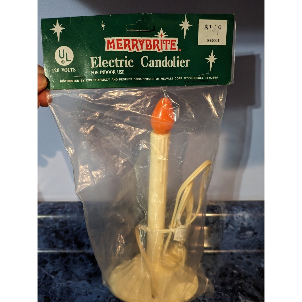 Vintage Merry Brite Electric Candolier, New‎ in Package